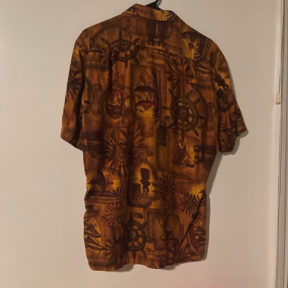 1960's Authentic Vintage Stan Hicks Silk Hawaiian Shirt - Picture 1 of 3